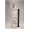 Image 5 : White glazed porcelain Guan Yin statue, 26" in height