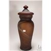 Image 1 : Lidded art glass ginger jar 19" in height