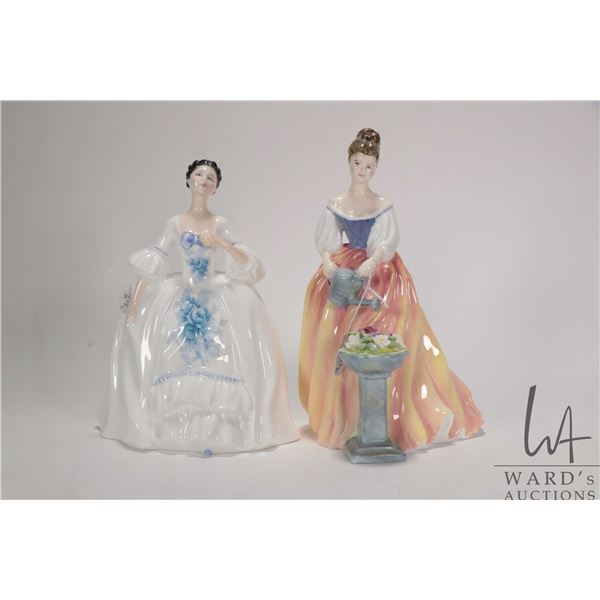 Two Royal Doulton figurines including Alexandra HN3266 and Kelly HN2478