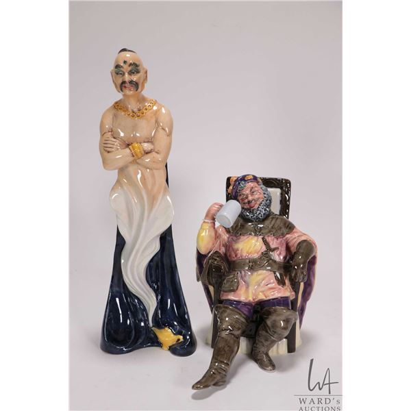 Two Royal Douton figurines including The Foaming Quart HN2162 and The Genie HN2989