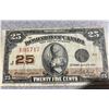 Image 1 : 1923 Dominion of Canada 25 Cent Shinplaster Note J695717