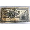 Image 1 : Dominion of Canada 25 Cent Shinplaster Note, 1900