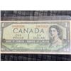 Image 1 : 1954 Canadian One Dollar Bill, Bank of Canada, QEII, Serial 8624326