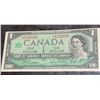 Image 1 : 1967 Canada $1 Centennial of Confederation Banknote Serial 1122229