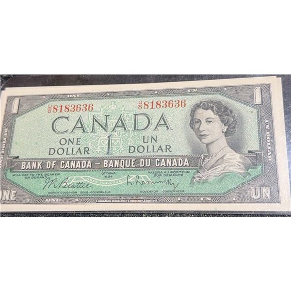 1967 Canada $1 Banknote Centennial Confederation Note