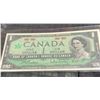 Image 1 : 1967 Canadian Centennial Confederation $1 Banknote