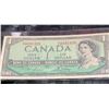 Image 1 : 1954 Canada $1 Dollar Banknote, Queen Elizabeth II, EF Condition