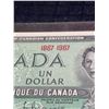 Image 2 : 1967 Canada Centennial $1 Dollar Banknote, Bank of Canada
