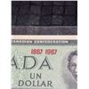 Image 2 : 1967 Canada Centennial One Dollar Banknote