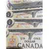 Image 3 : 1973 Bank of Canada One Dollar Notes, 15 Consecutive ECH Serial Numbers