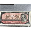 Image 2 : 1954 Canada $2 Banknotes Lot of 4, Queen Elizabeth II