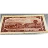 Image 2 : 1954 Canadian $2 Banknote, Bank of Canada, Modified Portrait