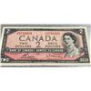 Image 1 : 1954 Canada $2 Banknote