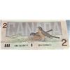 Image 3 : 4 Canadian $2 Banknotes, Multiple Series, Includes 1986 and 1974 Issues