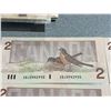 Image 2 : Seven Canadian $2 Banknotes Consecutive Numbers