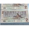 Image 12 : 10 Canada $2 Banknotes, Birds of Canada Series, 1986