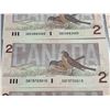 Image 5 : 10 Canada $2 Banknotes, Birds of Canada Series, 1986