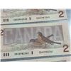 Image 10 : 10 Consecutive 1986 Canadian $2 Bills with CBH2982361-369 Serial Numbers