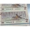 Image 9 : 10 Consecutive 1986 Canadian $2 Bills with CBH2982361-369 Serial Numbers