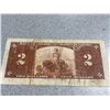 Image 2 : 1937 Bank of Canada Two Dollar Bill – George VI, P-45b
