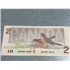 Image 2 : 1986 Canada $2 Banknote, Queen Elizabeth II, CBH9017829