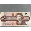 Image 1 : 1986 Canada $2 Banknote, Queen Elizabeth II, Robins, CBB4859974