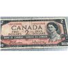 Image 1 : 1954 Canada Two Dollar Banknote, Beattie-Coyne, A0133466 Series