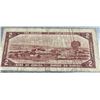 Image 3 : 1954 Canada Two Dollar Banknote, Beattie-Coyne, A0133466 Series