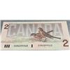 Image 2 : 1986 Canadian Two Dollar Banknote – Queen Elizabeth II