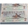 Image 3 : Consecutive Canadian Two Dollar Bills (EGR9140695-698, 700)