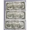 Image 6 : 3 1954 Bank of Canada $20 Notes, QEII, Modified Portrait
