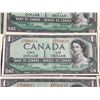 Image 11 : 17 Sequential 1954 Bank of Canada $1 Notes Beattie-Rasminsky