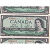 Image 12 : 17 Sequential 1954 Bank of Canada $1 Notes Beattie-Rasminsky