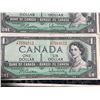 Image 13 : 17 Sequential 1954 Bank of Canada $1 Notes Beattie-Rasminsky