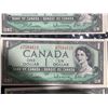 Image 14 : 17 Sequential 1954 Bank of Canada $1 Notes Beattie-Rasminsky