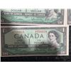 Image 15 : 17 Sequential 1954 Bank of Canada $1 Notes Beattie-Rasminsky