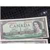 Image 16 : 17 Sequential 1954 Bank of Canada $1 Notes Beattie-Rasminsky