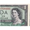 Image 3 : 17 Sequential 1954 Bank of Canada $1 Notes Beattie-Rasminsky