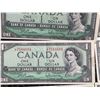 Image 5 : 17 Sequential 1954 Bank of Canada $1 Notes Beattie-Rasminsky