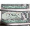 Image 6 : 17 Sequential 1954 Bank of Canada $1 Notes Beattie-Rasminsky