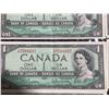 Image 8 : 17 Sequential 1954 Bank of Canada $1 Notes Beattie-Rasminsky