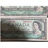 Image 10 : 12 Canada 1954 $1 Banknotes