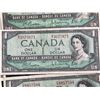 Image 7 : 12 Canada 1954 $1 Banknotes