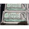 Image 10 : 23 1967 Canadian Centennial One Dollar Banknotes