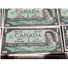 Image 13 : 23 1967 Canadian Centennial One Dollar Banknotes