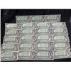 Image 1 : 23 1967 Canadian Centennial One Dollar Banknotes