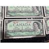 Image 21 : 23 1967 Canadian Centennial One Dollar Banknotes
