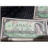 Image 7 : 23 1967 Canadian Centennial One Dollar Banknotes