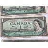 Image 11 : 17 Bank of Canada 1954 $1 Notes, Modified Portrait, Circulated