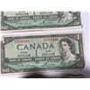 Image 17 : 17 Bank of Canada 1954 $1 Notes, Modified Portrait, Circulated